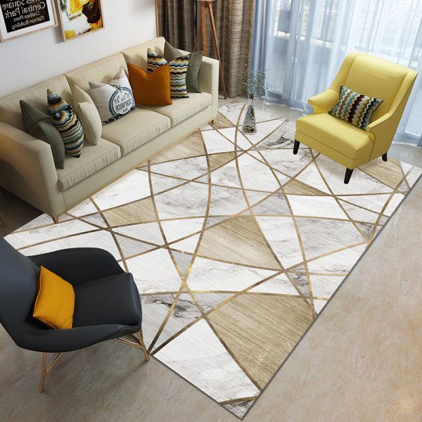 Custom Size Europe Popular Hot Sale 3D Printed Carpet For Living Room luxury carpet luxury printed carpet nordic