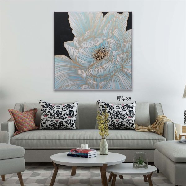 Dafen Handmade Modern Acrylic Abstract Canvas Oil Painting Living Room Decorative Wall Art Painting