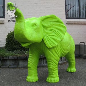 hand crafted top grade customized size resin animal sculpture elephant statues