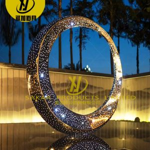Customized newest metal abstract statue outdoor sculpture crafts casting sculptures