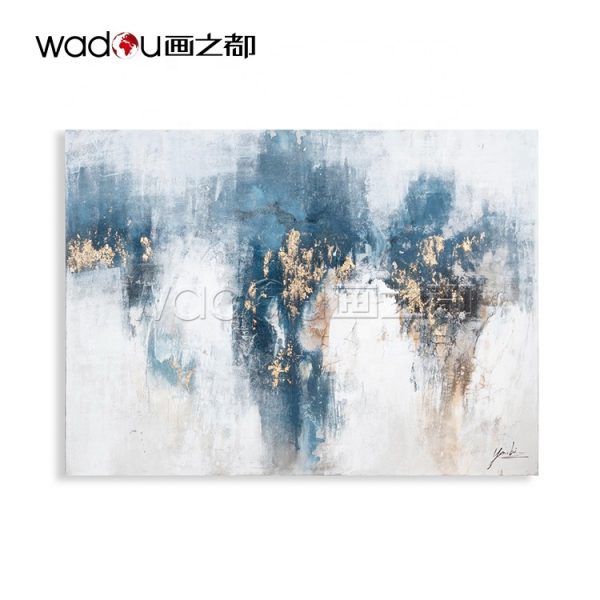 2020 interior ornaments home decoration custom painting canvas wall art living room gold abstract painting on the wall