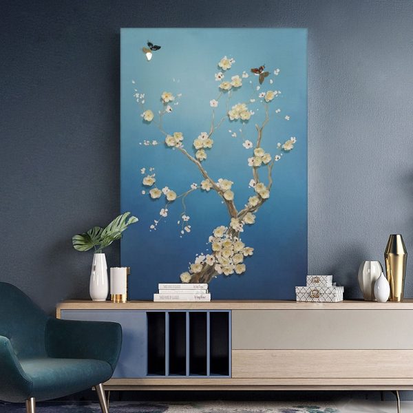 New product arrival custom modern design Wall Art Handmade oil painting Abstract Canvas hotel model room decoration