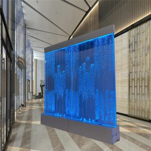 Acrylic water led bubble screen feature wall for home decoration