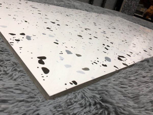 2020 new design black and grey spot ceramic tiles for floor and wall