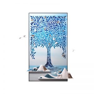 New Abstract Glass Resin Painting Handpainted Print Painting Home Wall Art Picture For Living Room