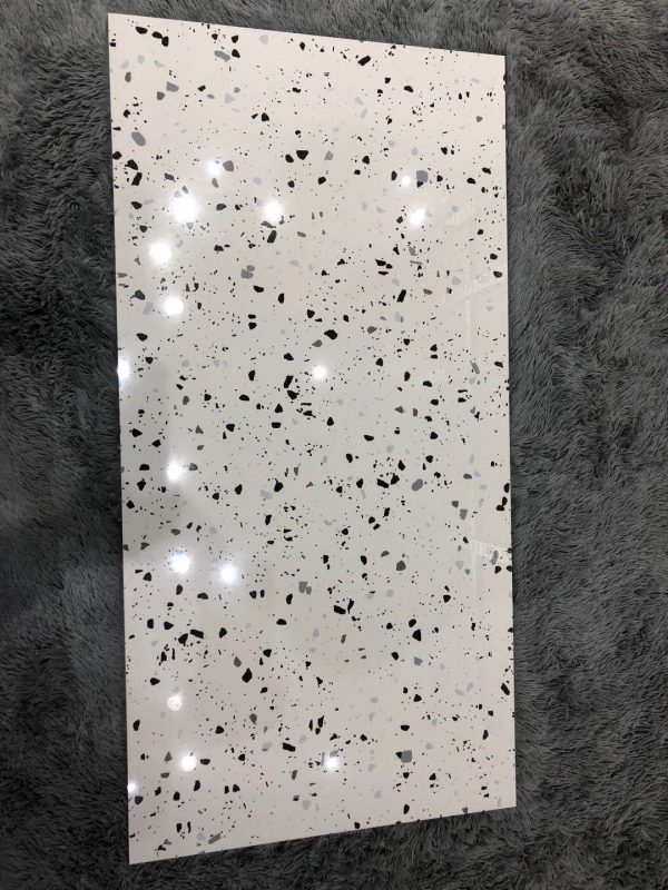 2020 new design black and grey spot ceramic tiles for floor and wall
