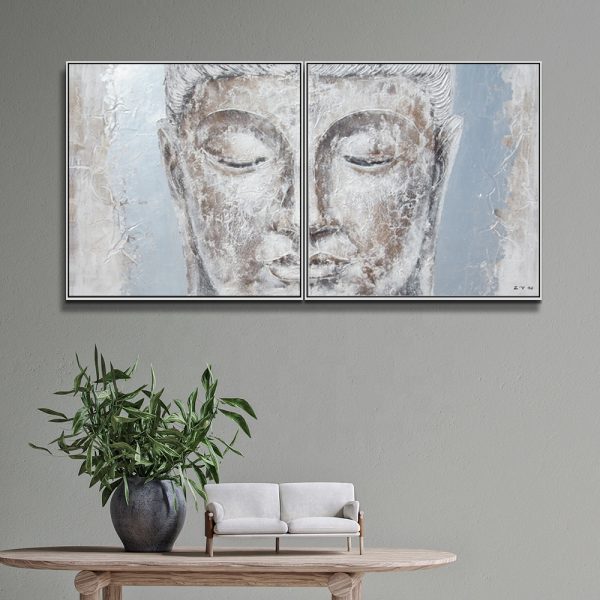2020 New Design Hot Selling Modern Art Buddha Portrait Abstract Painting for living room
