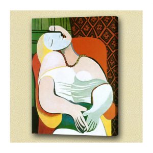 Dafen Dream Picasso Modern Minimalist Living Room Decoration Painting Abstract Retro Character Art Study Hanging Painting Mural