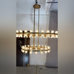 Contemporary Style Crystal Chandelier Pendant Lighting Designer Lamp for Home Restaurant Decoration