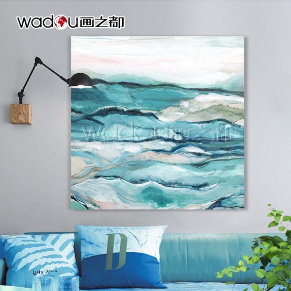Personalized Living Room Art Painting Stretched Canvas Custom Art Printed Arts Abstract Original Oil Paintings