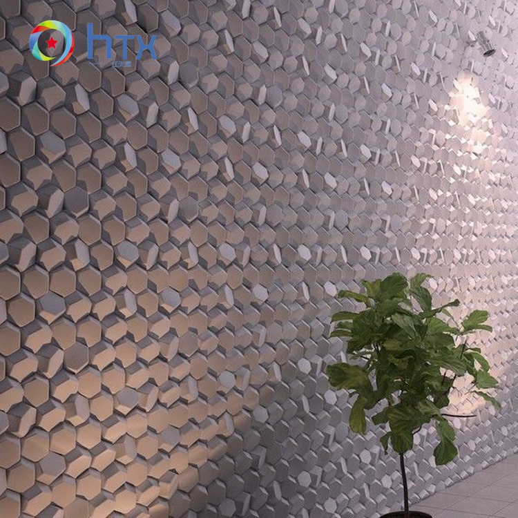 Modern 3D Wall Covering 3D Wall Panels Brick Mold 3D Wall Decor White 