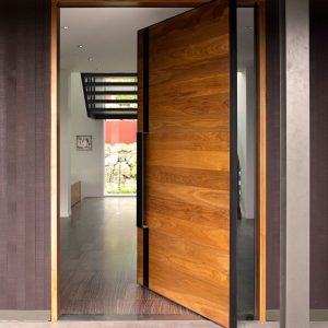 Chinese manufacturer outdoor wood front door designs pivot door