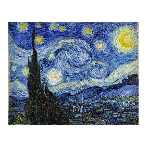Handmade reproduction heavy texture famous van gogh starry night 3D oil painting