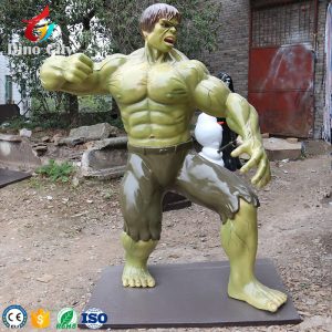 Fiberglass Movie Character Life Size Hulk Sculpture