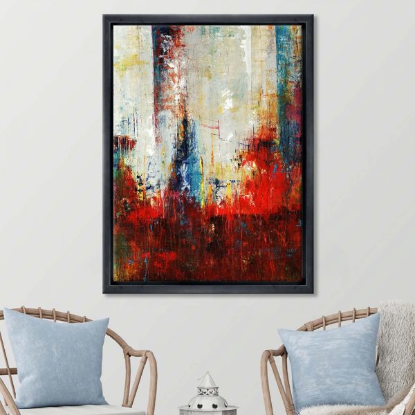 Abstract Art Fabric Canvas Pure Hand Painted Oil Painting for Living Room Decor