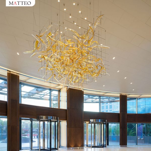 contemporary gold led chandeliers