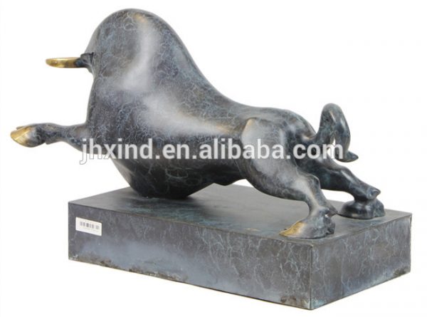 Promotion Gift Hot Sale Cast Bronze Bull Sculpture