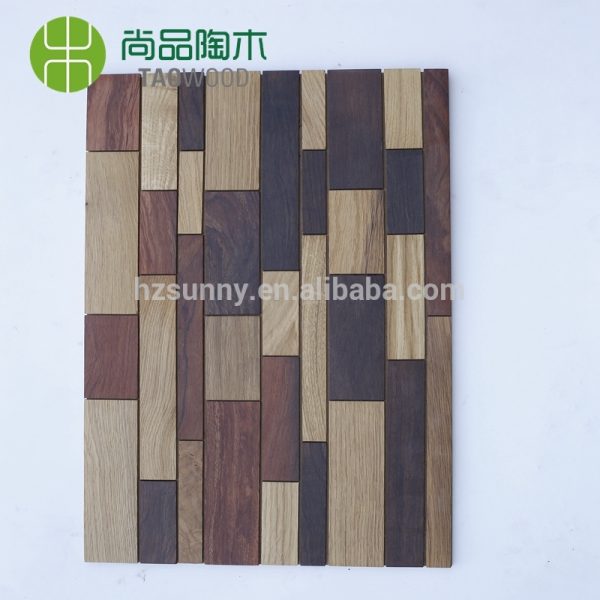 Solid wood decorative wall covering panels 3D wall panels