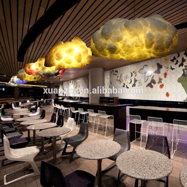 C-743 Contemporary simple residential restaurant chandeliers LED clouds chandeliers