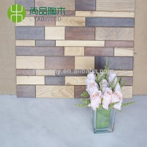 Solid wood decorative wall covering panels 3D wall panels