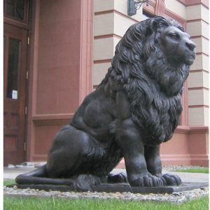 Copper animals hand-made Luxury gifts bronze outdoor lion statues sculpture for AtFrontgate