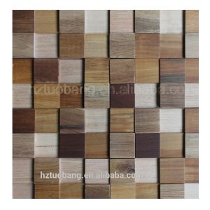 New Style Decorative 3D Effect Solid Wood Covering Paneling