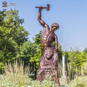 Custom Garden Famous Casting Bronze Self Made Man Statue
