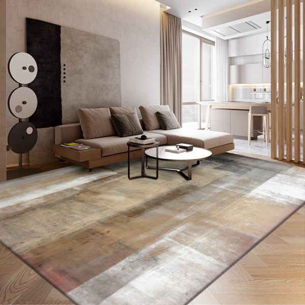 Popular custom printed 3d rug vintage carpet Anti-slip Floor living room carpet tiles