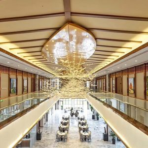 2019 Most popular Contemporary luxury hotel project blown glass chandelier