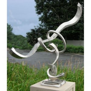 park square outdoor decorative hand made metal steel sculpture