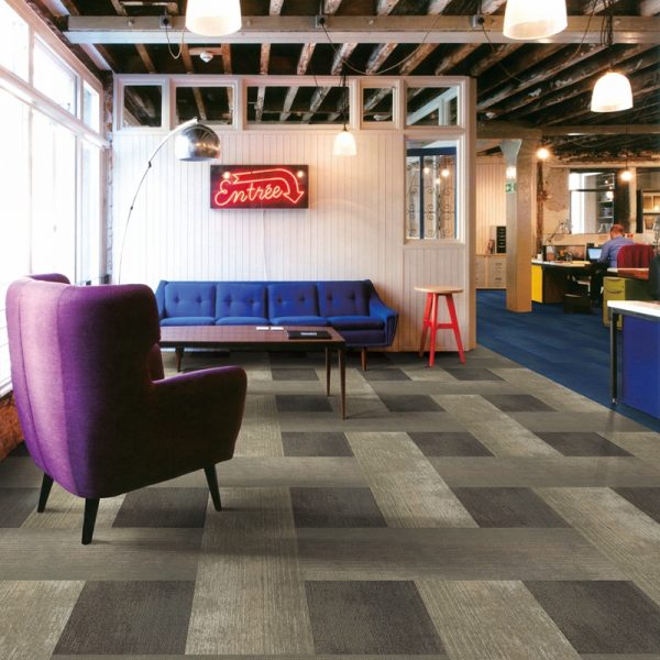 Waterproof Nylon Office Carpet PVC Modular Carpet Tile
